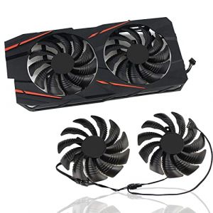 Dotodo Ventilateur de refroidissement 88 mm T129215SU TPLD9210S12HH à 4 broches pour Gigabyte GTX 1050 1060 1070 960 RX 470 480 570 580 (SZDQEU, neuf)