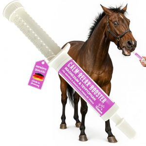 Magnésium Cheval 30ml Pâte calmante pour Chevaux Calm Relax Booster I Anti-Stress calmant nerveux L-tryptophane I en Cas d'anxiété Transport I Pâte de magnésium sérénité Cheval nerveux Haute Dose (EMMA-Eventing, neuf)