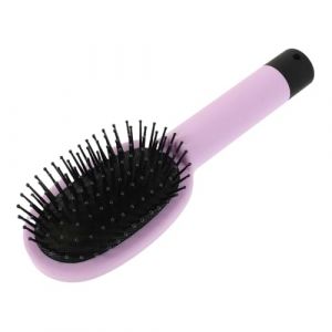 DEARMAMY Boîte De Rangement Peigne à Roulettes Peignes De Queue D'épingle Compartiment Secret Brosse à Déchirure De Cheveux Lisseur De Barbe Pour Homme Queue De Rat Peigne Violet Plastique (Liiane, neuf)