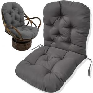 JIcloun Fauteuil en Rotin Pivotant Coussin pour Fauteuil À Bascule Intérieur Rocker Coussin Pivotant Pad de Remplacement pour Fauteuil Durable Doux Coussin,A1 (BVngHengYangShiQiDongXia, neuf)