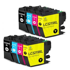 LeciRoba Lot de 8 cartouches d'encre LC3219XL pour brother LC3219XL et brother lc3217 pour imprimantes Brother MFC-J5330DW MFC-J6530DW MFC-J6930DW MFC-J5335DW MFC-J5730DW MFC-J6935DW (Sunengkeji, neuf)