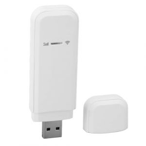 Akozon Modem WiFi USB 4G, jusqu'&agrave; 150 MBPS LTE, Routeur Portable Hotspot, Dongle 4 G U avec Emplacement pour Carte SIM, Prend en Charge 10 Appareils (Reminnbor, neuf)