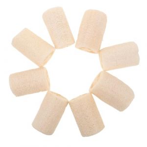 Cabilock 8pi&egrave;ces &Eacute;ponges Exfoliantes Luffa Naturel pour Bain Douche Lot pour Nettoyage Peau et Vaisselle (Nadine Quick, neuf)