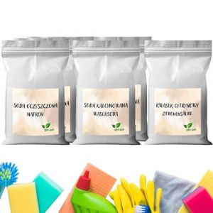 Set de bicarbonate de soude, acide citrique 5 kg + 1 kg de bicarbonate de soude (Posh Sp. z o.o., neuf)