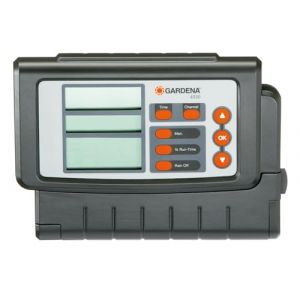 Programmateur 4030 Classic de Gardena : programmateur pour l'arrosage automatique, grand écran, pour jusqu'à 4 vannes (1283-20) (You Get - Innovation & Technology, neuf)