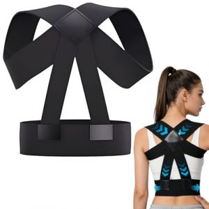 VRYNDH Posture Correcteur Dos Ceinture Dorsale Maintien du Dos Droit - correcteur de posture Respirant Maintien du dorsale Cou et des &Eacute;paules,Taille M(Suitable for 40 kg-55 kg) (leksei, neuf)