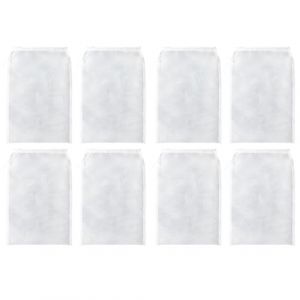 NHQZ Lot de 8 Sac a Lait Vegetal,20x30cm R&eacute;utilisables Mousseline Alimentaire Avec Cordon de Serrage - Cheese Cloth Pour Fromage,Jus de fruits,Caf&eacute;,Jus de L&eacute;gumes (NHQZ, neuf)