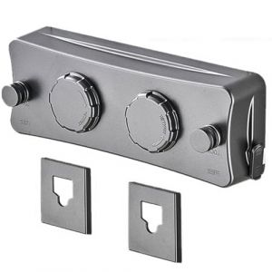 Domigard Corde &agrave; Linge R&eacute;tractable 5.1m, Acier Inoxydable Fil a Linge Ext&eacute;rieur Retractable, Etendoir Linge Exterieur Retractable pour Balcon Int&eacute;rieur Cuisine Salle de Bain (Gris) (Scophax, neuf)