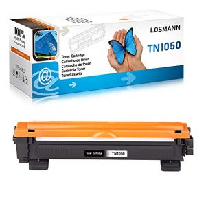 LOSMANN Toner Compatible pour Brother TN1050 TN-1050 pour Brother DCP-1510 1510E 1512 1512A 1512E 1601 1610W 1612 1612W 1616NW HL-1110 1110E 1110R HL-1110 HL-1112 1112A HL-1112 Series (1 Noir) (LOSMANN, neuf)