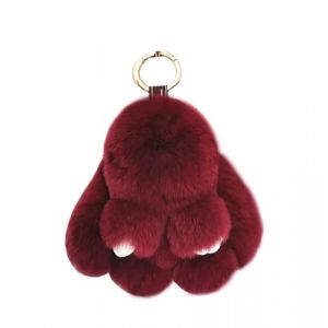 Doux Et Moelleux Lapin Porte - Clés Mignon En Peluche Lapin Porte - Cclés En Peluche Lapin Porte - Clés En Fausse Fourrure Porte - Clés Pompon Porte - Clés Décoration (Vin (13 cm)) (huouhusw, neuf)