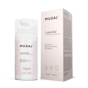 Musal 100 ml Crème Visage à la Bave d'Escargot Bio à 98%, Acide Hyaluronique et Vitamine E, Crème Visage Hydratante Anti-taches et Anti-rides pour peaux sensibles, grasses et sèches. (Musal Cosmetics, neuf)