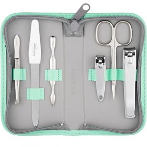 marQus kit manucure Kit pedicure 6 pc. de Solingen Allemagne - 2 Coupe ongle, lime a ongles, repousse cuticule, ciseaux ongles, pince à épiler, trousse manucure (Flipfeld, neuf)