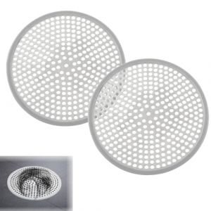 2 bouchon de vidange de douche,Attrape Cheveux Douche, Filtre Cheveux Douche Baignoire,Grille Douche, Filtre Baignoire Anti Cheveux, Grille Baignoire Anti Cheveux, pour Cuisine, Salle de Bains Douche (Luyi LiDE, neuf)