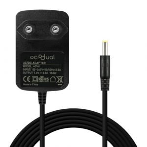 OcioDual Chargeur Compatible avec Console PSP (PSP-1000), PSP Slim Et Lite 2 (PSP-2000), PSP Slim Et Lite 3 (PSP-3000/3004), Street (PSP-E1000/E1004), 100-240V, 50/60Hz, 5V, 10W, Noir (OcioDual, neuf)