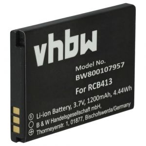 vhbw Batterie Compatible avec Doro Primo 413 t&eacute;l&eacute;phone Portable (1200mAh, 3,7V, Li-ION) (ElectroPapa, neuf)