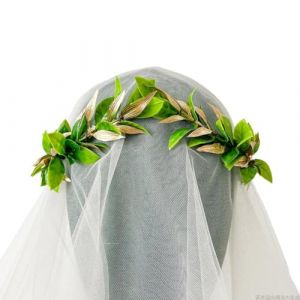 Bandeau unisexe pour cosplay, feuille de laurier, couronne grecque, cerceau elfique pour fête elfique D7Q1, bandeau d'Halloween forêt (ShenZhenShiXiaoYue, neuf)