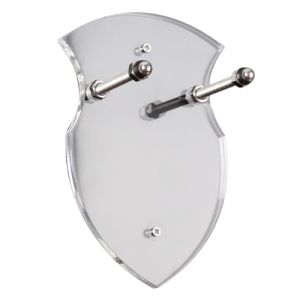 NHQZ &Eacute;p&eacute;e Murale Support d&rsquo;&eacute;p&eacute;e Crochet Mural Affichage Cintre Support Mural pour &Eacute;p&eacute;e Poignard Hache Keyblade pas d&rsquo;&eacute;p&eacute;e-Affichage Vertical (Transparent 1 set) (NHQZ, neuf)