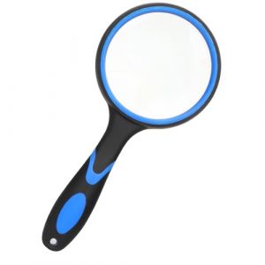 Loupe de Lecture 75 mm &agrave; Main de Bijoutier pour Personnes &Acirc;g&eacute;es, Enfants, Observation des Insectes, Journaux - Objectif de Qualit&eacute; (TengRei Store, neuf)