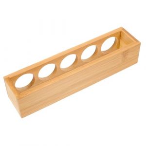 CALLARON 1 Pièce étagère à huiles essentielles parfum aux huiles essentielles rack de stockage d'huile essentielle rack d'huile essentielle étagère d'affichage d'huile essentielle en bois (Raindrops On Roof, neuf)