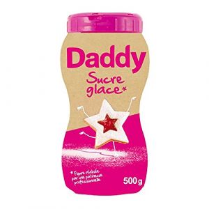 DADDY - Sucre Glace À Soupoudrer Moulin Glace 500G - le Lot De 4 (culture et vous95, neuf)