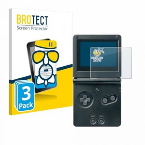 brotect Anti-Reflet Protection d'Écran Verre Mat pour Nintendo Gameboy Advance GBA SP (3 Pièces) - Film Protecteur Vitre 9H (protectionfilms24 France, neuf)