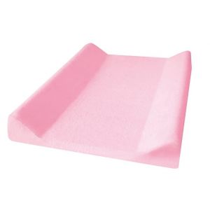 Housse à langer en tissu éponge de qualité supérieure 50 x 70/80 cm - Rose (VISO TRADE, neuf)
