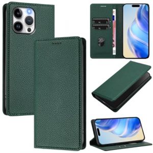 Beajew Coque pour OnePlus ACE 6 5G/OnePlus ACE 6T Housse en Cuir, Etui Premium en Cuir PU, Antichoc TPU Housse, Fonction StandPorte Carte Credit Ticket, Fermeture Magn&eacute;tique Flip Case - Vert fonc&eacute; (KSTFMY, neuf)
