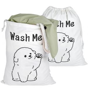 2 Pièces sac linge sale，sac linge sale voyage，sac a linge sale，sac à linge sale，sac a linge，sac à linge，sac de linge sale (Pleasant  Decoration Store, neuf)