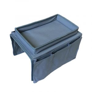BEISIJIA Organiseur d'accoudoir de canap&eacute; avec plateau porte-gobelet, support de rangement pour t&eacute;l&eacute;commande TV, t&eacute;l&eacute;phone portable, tablette, magazines, livres (beisijia, neuf)