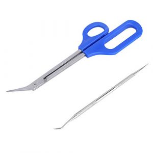 Lot de ciseaux à ongles à long manche long en acier inoxydable pour pédicure, ciseaux à ongles d'orteils, lime à ongles (XiongDiLian, neuf)