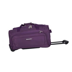 METZELDER Sac Voyages Trolley &agrave; roulettes Walker Gros Volume Chargement. (Violet (Purple), Petite Taille (Cabine)_53x30x28cm_45L_1.9kg) (JOJO ET ANDY, neuf)