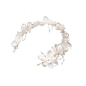 PACKOVE Diad&egrave;me De F&eacute;e Tiara De Mariage Diad&egrave;me De Mari&eacute;e Cheveux De Mariage Couronne De Mari&eacute;e Couronne De Diad&egrave;me Pour Les Femmes (Spring TU, neuf)