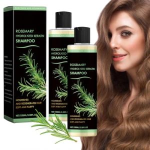 2 pc Rosemary Shampoo,Shampooing K&eacute;Ratine,Pousse Cheveux,Pour Cheveux Clairsem&eacute;S Pour Femmes Et Hommes,Shampooing Naturel &eacute;Paississant Et Fortifiant Avec K&eacute;Ratine Hydrolys&eacute;E Contre Les Et La Chute (Giki shop, neuf)