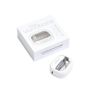 My Variations &reg; - St&eacute;rilisateur UV pour Brosse &agrave; Dents - &Eacute;limine 99,9% des Bact&eacute;ries - D&eacute;sinfection Rapide en 3 Min - Jusqu&rsquo;&agrave; 60 Jours d&rsquo;Autonomie - Compact & Rechargeable USB-C - Avec Support Mural (My Variations, neuf)