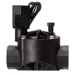 Électrovanne d'arrosage Rain Bird 100-HV 24 V. Électrovanne d'arrosage avec filetage femelle de 2,5 cm - Régulateur de débit et solénoïde à 24 V - Systèmes d'arrosage fiables (Global Network century, neuf)