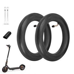 YHTSPORT Chambre à Air 10 Pouces pour Trottinette Electrique, 10 X 2.5 Tubes à Double Epaisseur Roues de Rechange pour Trottinette Electrique, avec 2 Bâtons de Pneu + Housse de Support (wndzdianpu, neuf)