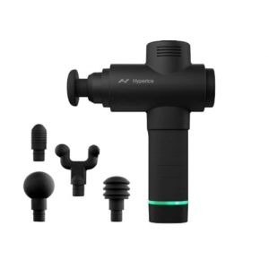 Hyperice Hypervolt 2 Noir – Doté de la technologie Quiet Glide – Pistolet de massage à percussion portatif - 3 vitesses, 5 têtes interchangeables (Hyperice, neuf)