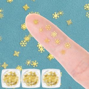 Lot de 300 mini flocons de neige d&eacute;coratifs de No&euml;l - Flocons de neige en m&eacute;tal pour bricolage - 8 formes - D&eacute;corations de flocons de neige - Pour bricolage, scrapbooking, d&eacute;coration de No&euml;l, f&ecirc;te (Moxum, neuf)
