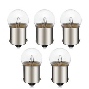 SOFOC 1156 BA15S R10W Clignotant Feux De Freinage Feux De Recul Pour Voiture/Moto G18 Ampoule 24V 10W Blanc Chaud 5Pcs (Sofoc-EU, neuf)