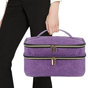 boîte à Couture - Organisateur et Stockage d'outils Couture,Boîte Rangement pour Accessoires Couture pour Fil, Aiguilles, épingles, Boutons (Sac Uniquement) (Goodtimera, neuf)