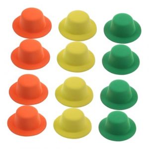 COLLBATH 12 Pi&egrave;ces Couver-chef chapeau bec de canard pour enfants pince &agrave; cheveux pinces &agrave; chapeau avec clip bec de canard avec clip (JianLui, neuf)