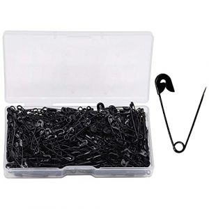 YOFASEN &Eacute;pingles de s&ucirc;ret&eacute; 300 pi&egrave;ces - &Eacute;pingles &agrave; nourrice Petites et Grandes &Eacute;pingle plaqu&eacute;e Nickel - pour v&ecirc;tement Art Craft Couture Utilisation pour Le Bureau &agrave; Domicile, Noir, 22 mm (YOFASEN, neuf)