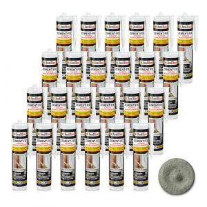 Isolbau Zement-Fix Express Lot de 24 cartouches de mortier de r&eacute;paration pour joints et fissures Gris ciment 300 ml (isolbau, neuf)
