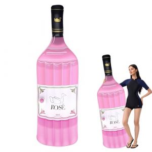 ACTOYS Bouee Piscine Adulte, Gonflable Hamac Flottantes, Flottantes Hamac, Chaise de Piscine Flottante, Hamac Gonflable Piscine, Drifter pour Piscine, Fêtes de Plage (Bouteille de vin) (NIUCH, neuf)