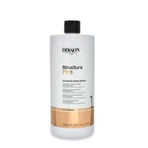 Dikson Structura Pro Shampooing Alcaline Professionnel, 1000 ml, pH8, Préparateur pour Traitements Restructurants, Formule Avancée pour Enlèvement d'Impuretés (capellimonelli, neuf)