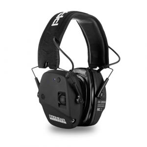 PROHEAR 030 Protection auditive &eacute;lectronique avec Bluetooth 5.4, protection auditive, protection auditive, r&eacute;duction du bruit, amplification du son pour la chasse, NRR22dB SNR 27 dB, gel noir (Khanswell, neuf)
