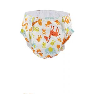 CutiePlusU Couche lavable pour adulte Couvre-couche de poche lavable Réglable Réutilisable Respirant Étanche - Girafe mignonne (CutiePlusU, neuf)