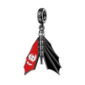 GNOCE How to Train Your Dragon Pendentif Krokmou aux Ailes Battantes en Argent Sterling 925 Adapt&eacute; aux Bracelets/Colliers Cadeau pour Fans Femmes, 5, Argent, Zircone cubique (Benlv, neuf)