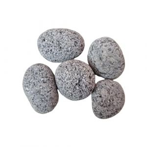 Natunae Zen Pebbles Pierres d'aquarium 5-7 cm (500 g) Pierres naturelles Décoration d'aquarium Lave noire Aquascaping, Terrarium, Nano bassin (KINZI, neuf)