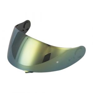 Guajiro - Visière compatible avec Shoei Gt Air - Gt Air 2 - Neotec - Opticson - Cns 1 | Écran en polycarbonate préparé pour Pinlock | Anti-rayures et anti-buée (Or) (GUAJIRO, neuf)